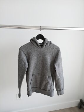 Reigning Champ Side Zip Pullover Hoodie XS Grey